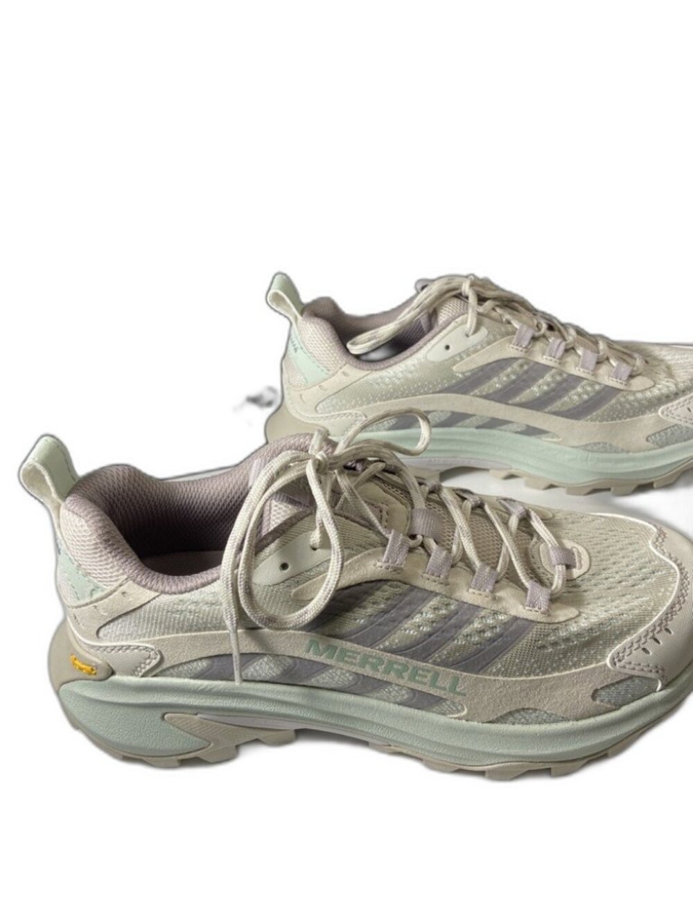 Merrell Moab Speed 2 Womens 8.5 Sage Trail Running Shoes Vibram J038520 NWOT